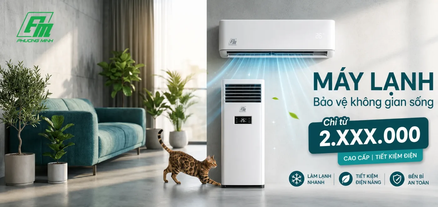 Máy lạnh bảo vệ không gian sống