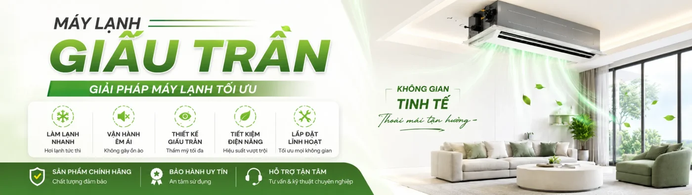 Nhà phân phối máy lạnh giấu trần
