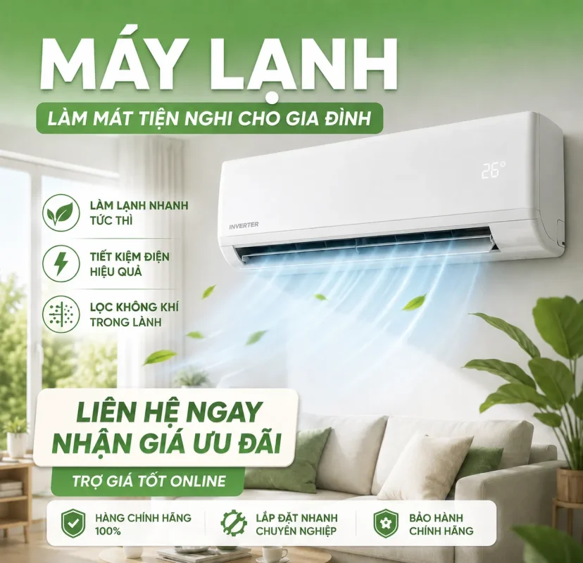 Ưu đãi máy lạnh giá sỉ điện máy phương minh